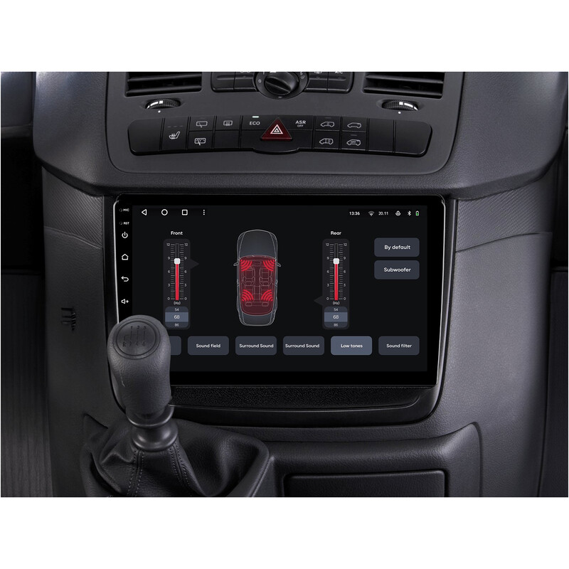 Штатна магнітола Gazer T6009 Pro для Mercedes-Benz Vito (W639) 2010-2015 (T6009-W639-PRO)