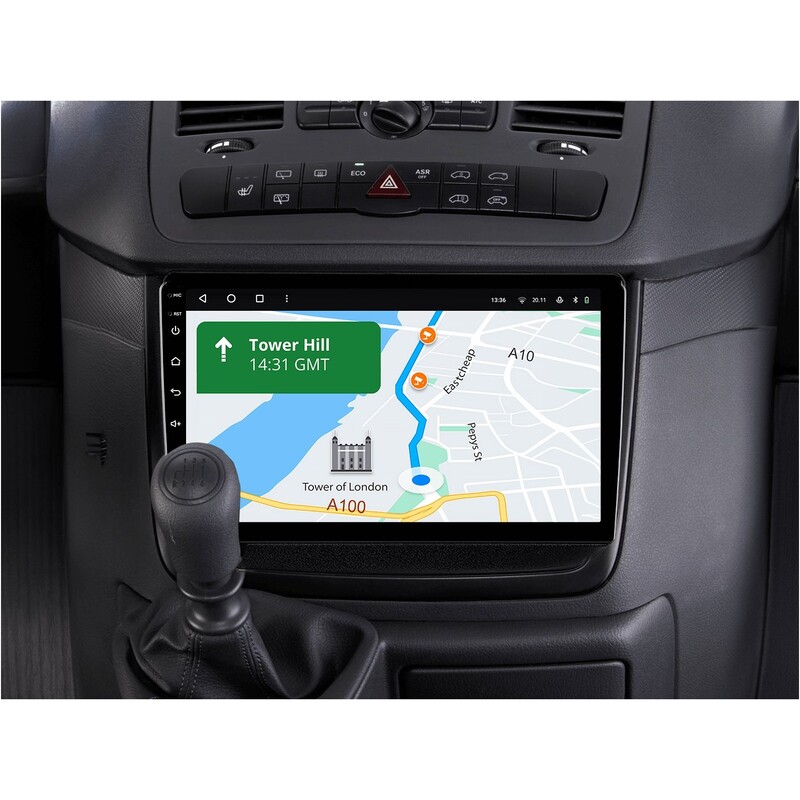 Штатна магнітола Gazer T6009 Pro для Mercedes-Benz Vito (W639) 2010-2015 (T6009-W639-PRO)