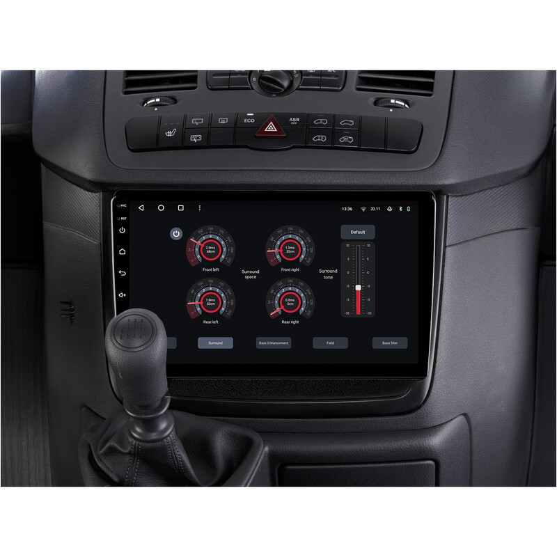 Штатна магнітола Gazer T6009 Pro для Mercedes-Benz Vito (W639) 2010-2015 (T6009-W639-PRO)