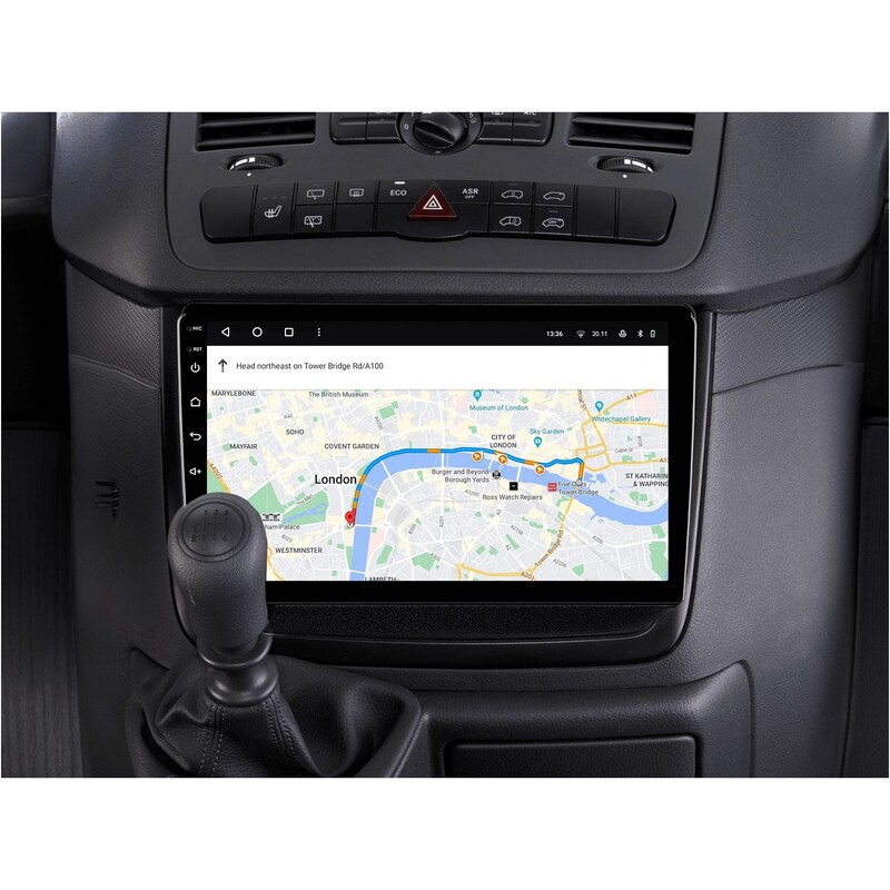 Штатна магнітола Gazer T6009 Pro для Mercedes-Benz Vito (W639) 2010-2015 (T6009-W639-PRO)