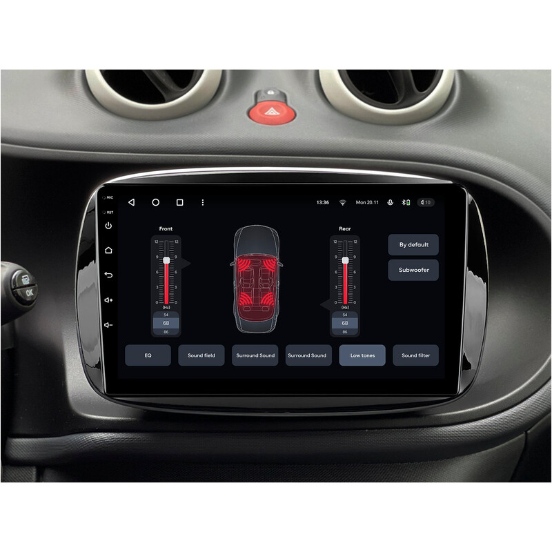 Штатна магнітола Gazer T6009 для Smart Fortwo 3 (C453, A453, W453) 2014-2020 (T6009-W453)