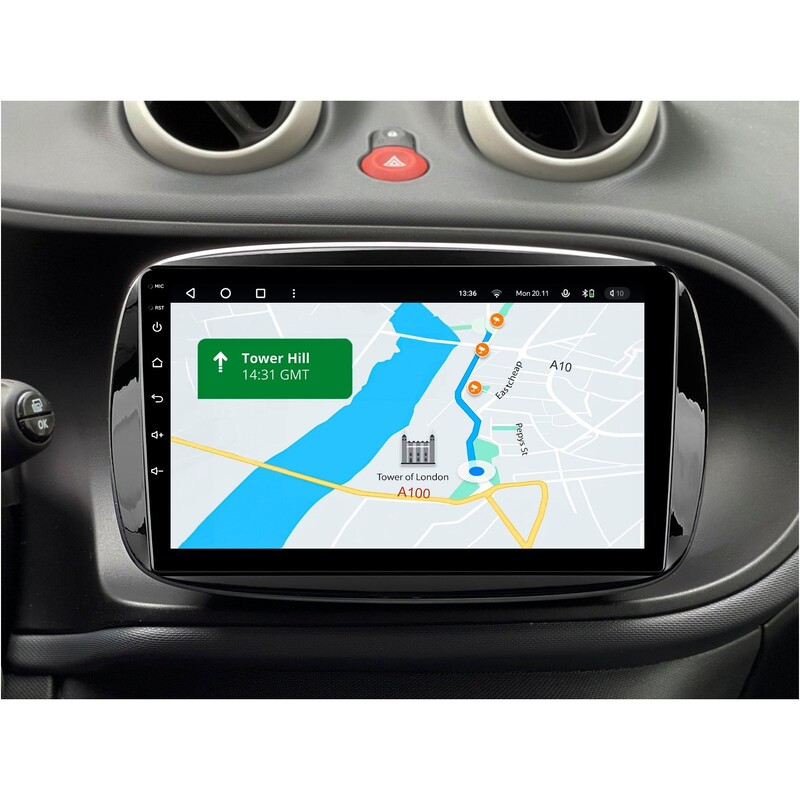 Штатна магнітола Gazer T6009 для Smart Fortwo 3 (C453, A453, W453) 2014-2020 (T6009-W453)