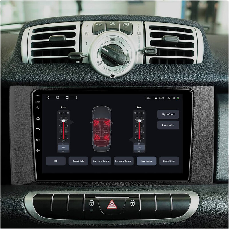 Штатна магнітола Gazer T6009 Pro для Smart Fortwo 2 (W451) 2010-2015 (T6009-W451-PRO)