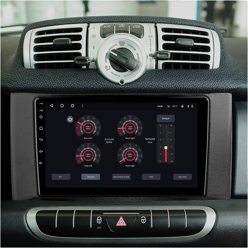 Штатна магнітола Gazer T6009 Pro для Smart Fortwo 2 (W451) 2010-2015 (T6009-W451-PRO)