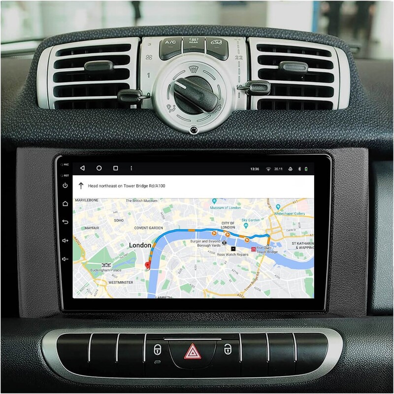 Штатна магнітола Gazer T6009 Pro для Smart Fortwo 2 (W451) 2010-2015 (T6009-W451-PRO)