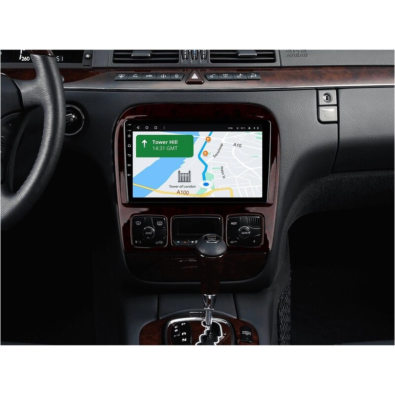 Штатна магнітола Gazer T6009 Pro Max для Mercedes-Benz S-Class (W220) 1998-2005 (T6009-W220-PROMAX)