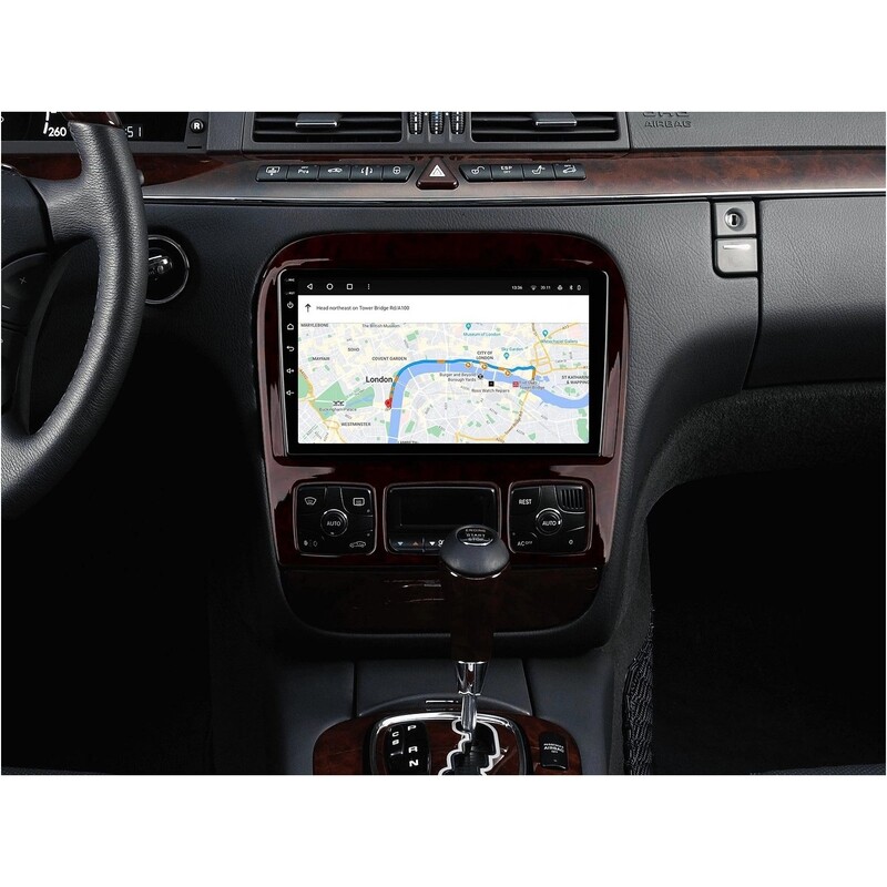 Штатна магнітола Gazer T6009 Pro Max для Mercedes-Benz S-Class (W220) 1998-2005 (T6009-W220-PROMAX)