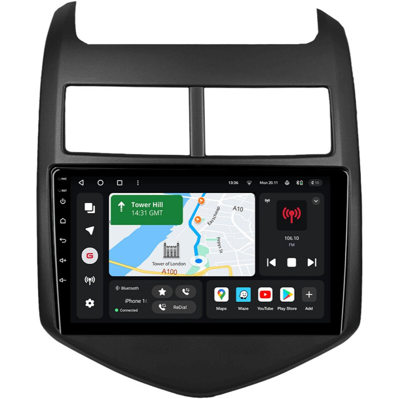 Штатна магнітола Gazer T6009 Pro для Chevrolet Aveo II 2011-2015 (T6009-T300-PRO)