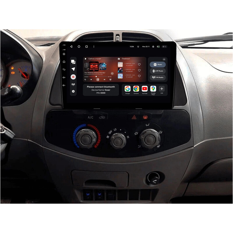 Штатна магнітола Gazer T6009 Pro Max для Chery Tiggo I (T11) 2005-2013 (T6009-T11-PROMAX)