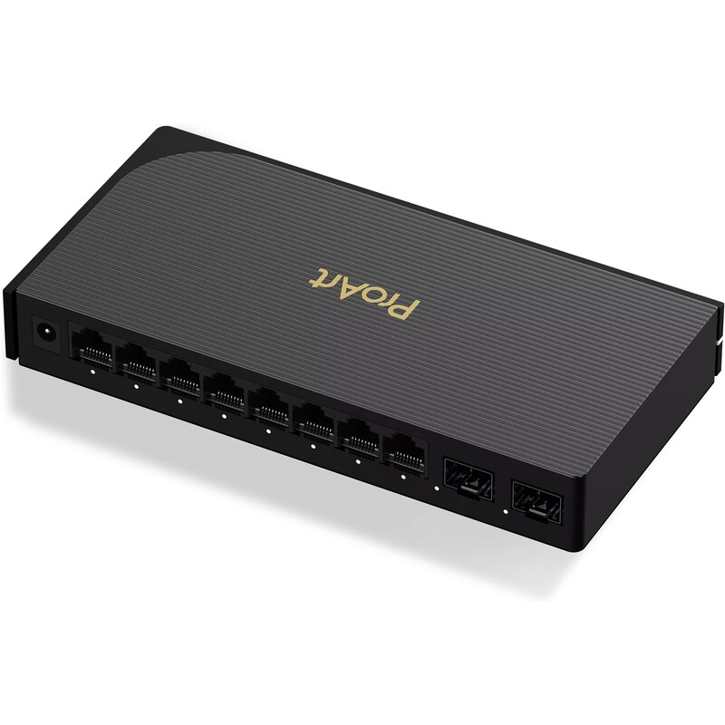 Коммутатор Asus ProArt Switch PQG-U1080 (90IG0AF0-MO9B00) (8x2.5GE, 2x10G SFP+)