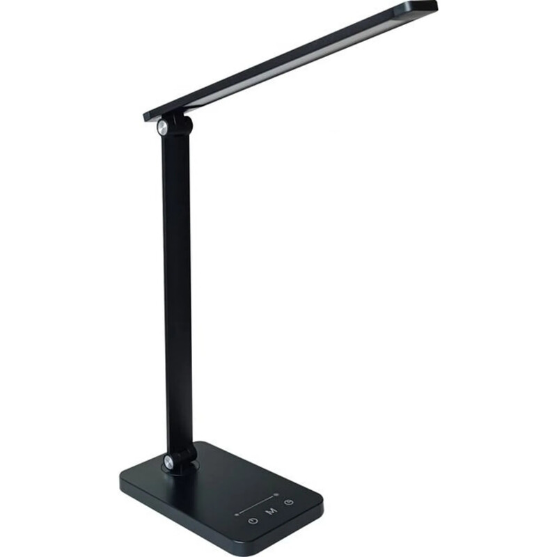 Настольная лампа Osram LED Panan Disk Fold SQ 6.5W 3000K-6500K с димером черный (4099854363887)