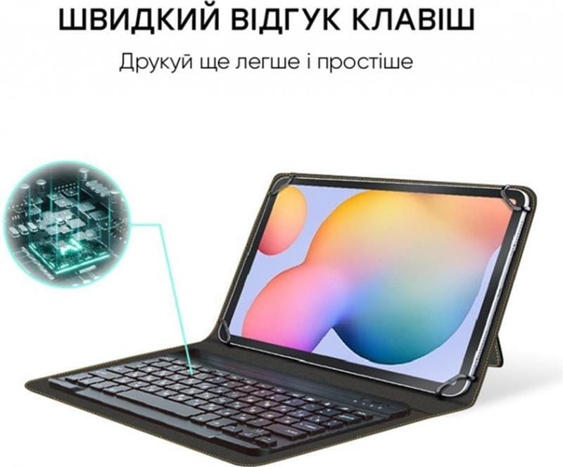 Чехол-клавиатура Airon Premium Universal 10-11" Black (4822352781060)