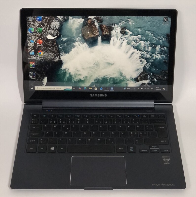 Ноутбук Samsung NP940X3G / 13.3" (3200x1800) IPS Touch / i5-4200U / 4GB / 128GB SSD / Win10Pro / Backlight - Б/у