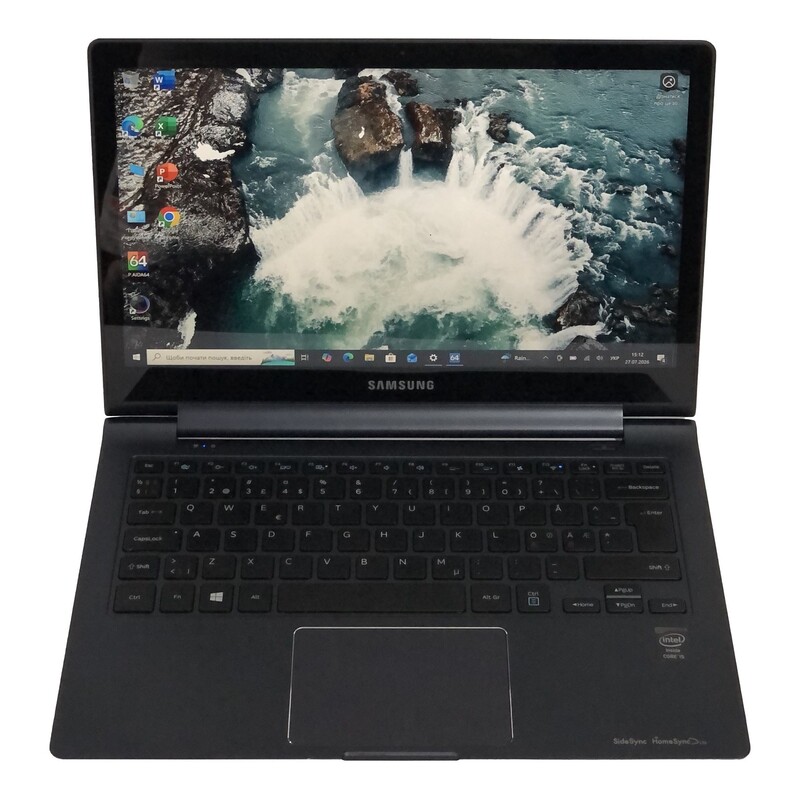 Ноутбук Samsung NP940X3G / 13.3" (3200x1800) IPS Touch / i5-4200U / 4GB / 128GB SSD / Win10Pro / Backlight - Б/у