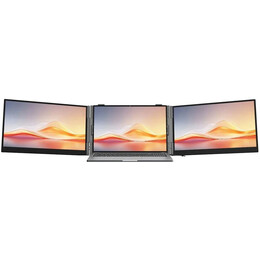 Монітор портативний Blackview 14" DCM6 Pro Dual Screen (BVDCM6PRO) IPS Grey