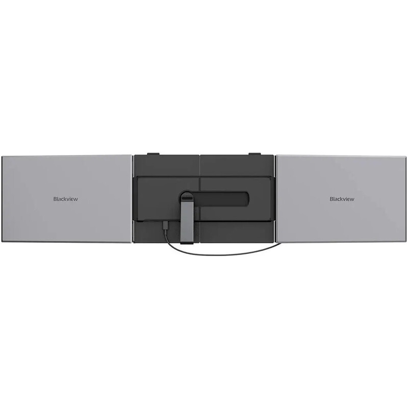 Монітор портативний Blackview 14" DCM6 Pro Dual Screen (BVDCM6PRO) IPS Grey