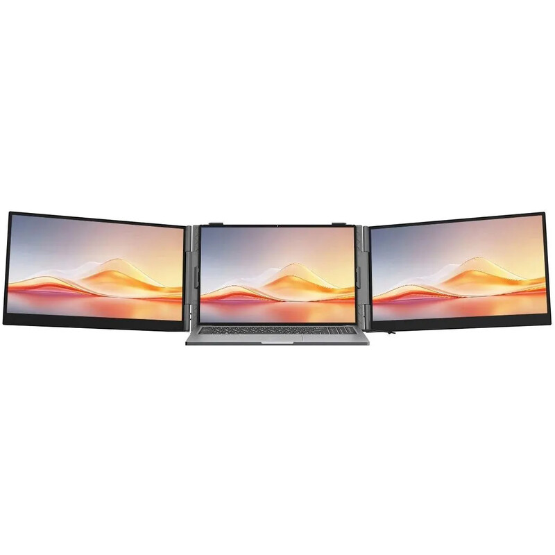 Монітор портативний Blackview 14" DCM6 Pro Dual Screen (BVDCM6PRO) IPS Grey