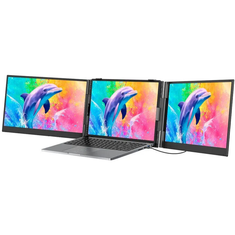 Монітор портативний Blackview 15.3" DCM8 Pro Dual Screen (BVDCM8PRO) IPS Grey