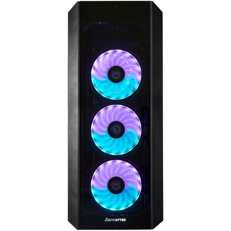 Корпус Chieftec Scorpion III Black (GL-03B-UC-OP) без БЖ