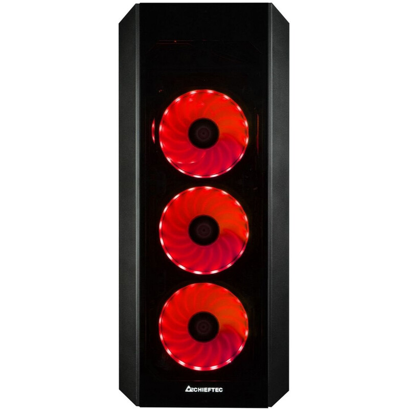 Корпус Chieftec Scorpion III Black (GL-03B-UC-OP) без БЖ