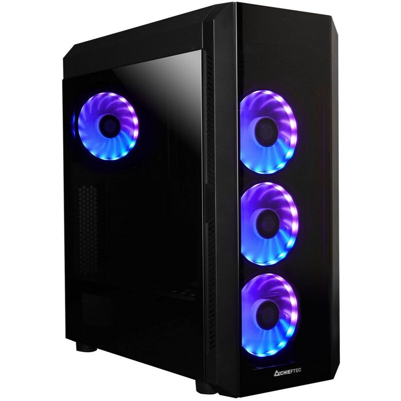 Корпус Chieftec Scorpion III Black (GL-03B-UC-OP) без БЖ