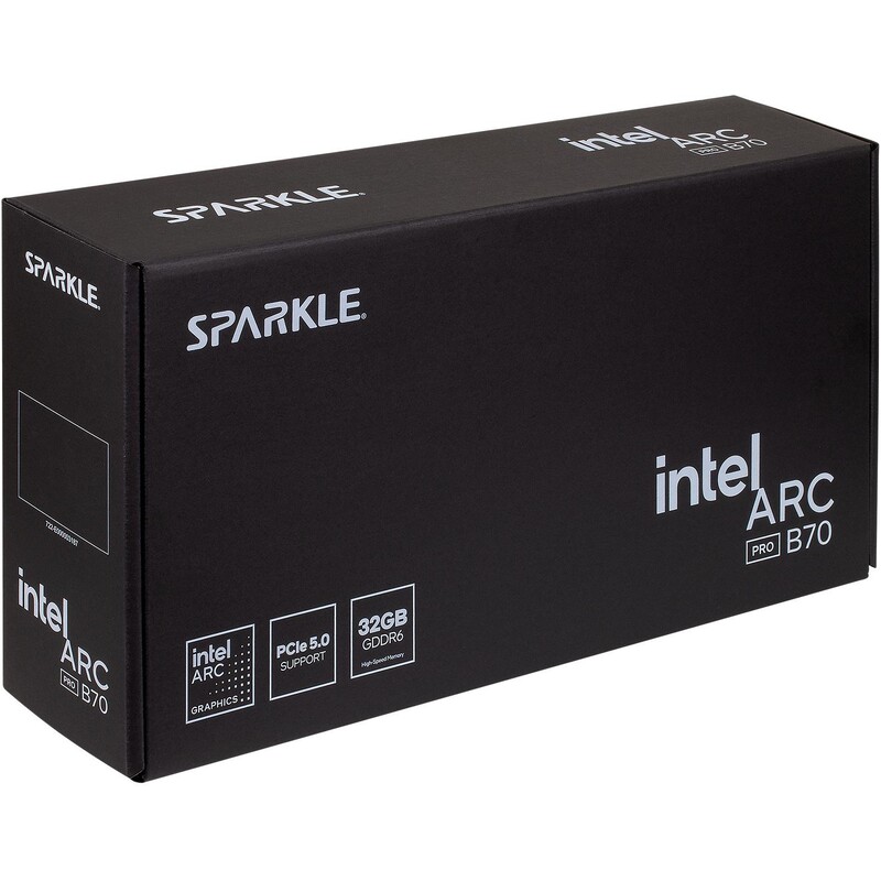 Видеокарта Intel Arc Pro B70 32GB GDDR6 Sparkle (SBP70W-32G PRO B70)
