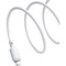 Фото - Кабель Baseus Silky Series Fast Charging USB Type-A - Lightning (M/M), 2.4A, 1 м, White (P10377702213-00) | click.ua