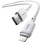 Фото - Кабель Baseus Silky Series Fast Charging USB Type-A - Lightning (M/M), 2.4A, 1 м, White (P10377702213-00) | click.ua