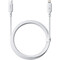 Фото - Кабель Baseus Silky Series Fast Charging USB Type-C - Lightning (M/M), 20W, 2 м, White (P10377700213-01) | click.ua