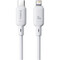 Фото - Кабель Baseus Silky Series Fast Charging USB Type-C - Lightning (M/M), 20W, 2 м, White (P10377700213-01) | click.ua
