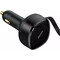 Фото - Автомобільний зарядний пристрій Baseus Enjoyment Retractable 2-in-1 (2xUSB-C) 33W Black (C00035500111-00) | click.ua