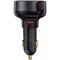 Фото - Автомобільний зарядний пристрій Baseus Enjoyment Pro (1USB, вбудований кабель USB Type-C) 60W Black (C00057800111-00) | click.ua