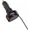 Фото - Автомобільний зарядний пристрій Baseus Enjoyment Pro (1USB, вбудований кабель USB Type-C) 60W Black (C00057800111-00) | click.ua