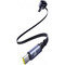 Фото - Автомобільний зарядний пристрій Baseus Enjoyment Max (2 вбудовані кабелі USB-C) 60W Black (C00035507121-01) | click.ua