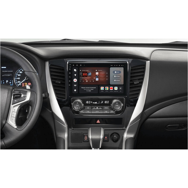 Штатна магнітола Gazer T6009 Pro для Mitsubishi Pajero Sport III 2016-2018 (T6009-KR-PRO)