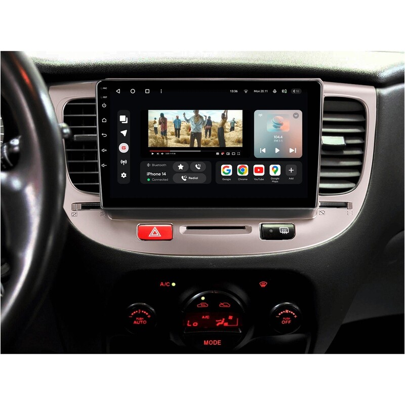 Штатна магнітола Gazer T6009 Pro Max для Kia Rio II (JB) 2005-2011 (T6009-JB-PROMAX)