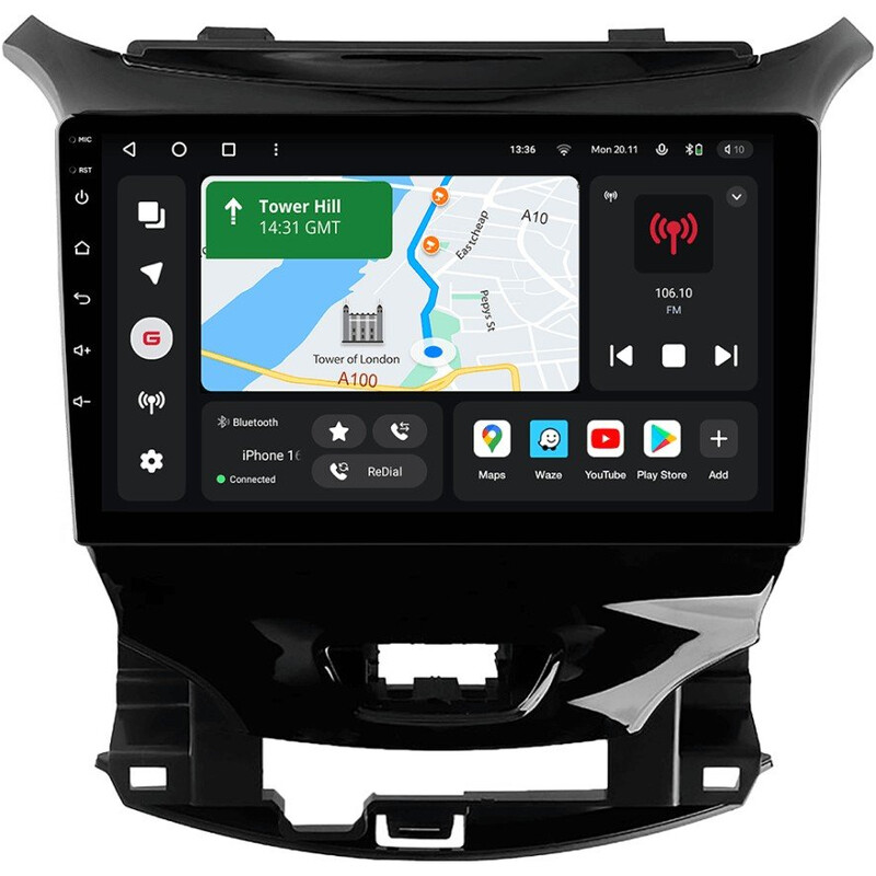 Штатна магнітола Gazer T6009 для Dodge Journey (JC) 2011-2020 (T6009-J400)