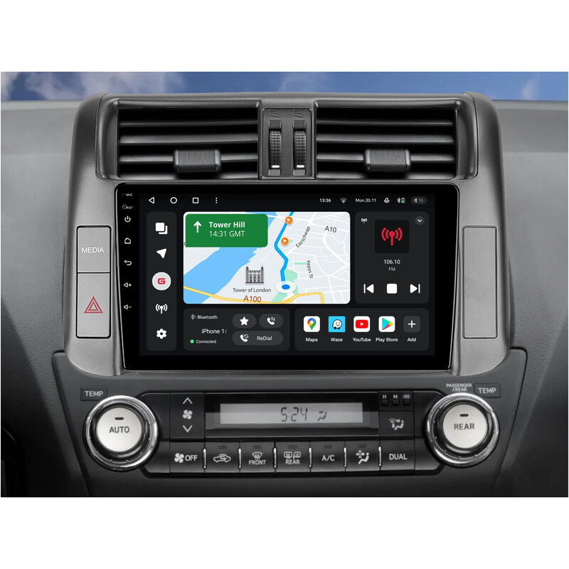 Штатна магнітола Gazer T6009 Pro Max для Toyota Land Cruiser Prado IV (J150) 2009-2013 (T6009-J150/H-PROMAX)