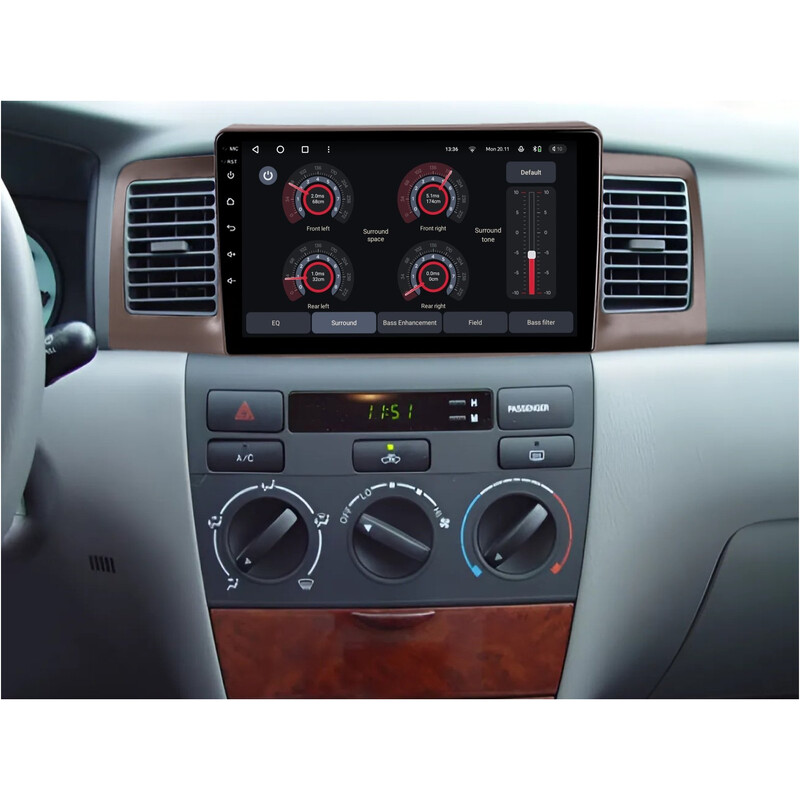 Штатна магнітола Gazer T6009 для Toyota Corolla IX (E120, E130) 2000-2004 (T6009-E120)