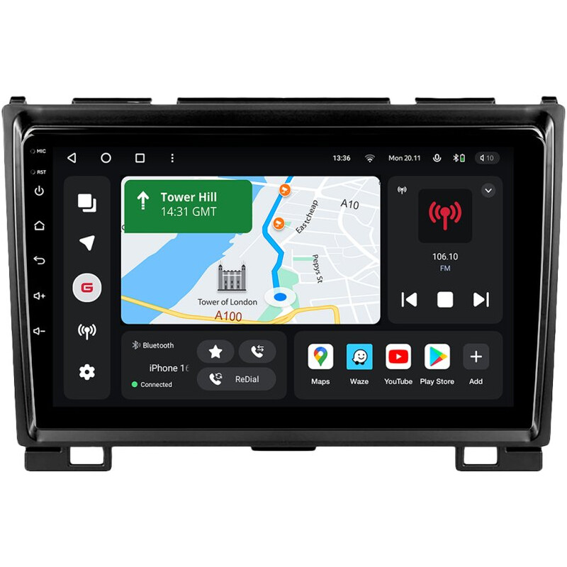 Штатна магнітола Gazer T6009 Pro Max для Great Wall Haval H3, H5 2011-2016 (T6009-CUV-PROMAX)