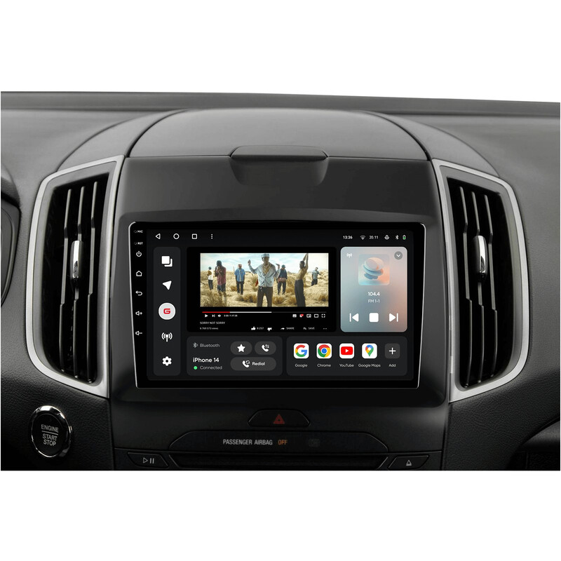 Штатна магнітола Gazer T6009 для Ford Edge II 2015-2018 (T6009-CD539N)