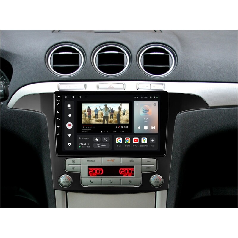Штатна магнітола Gazer T6009 для Ford S-Max I 2006-2015 (T6009-CD340)