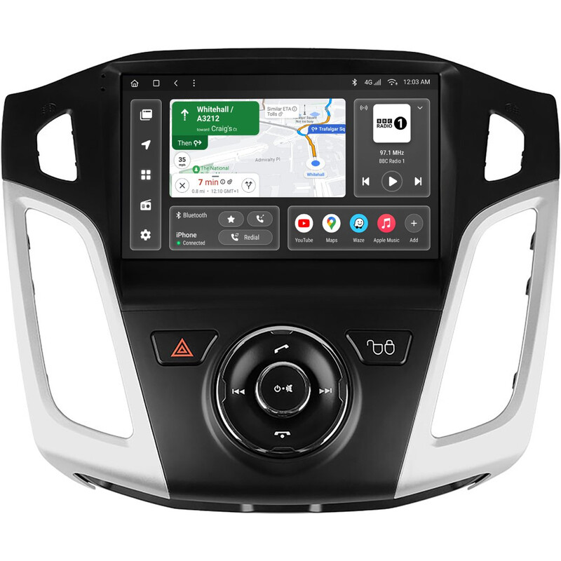 Штатна магнітола Gazer T6009 для Ford Focus III 2011-2019 (T6009-C346)