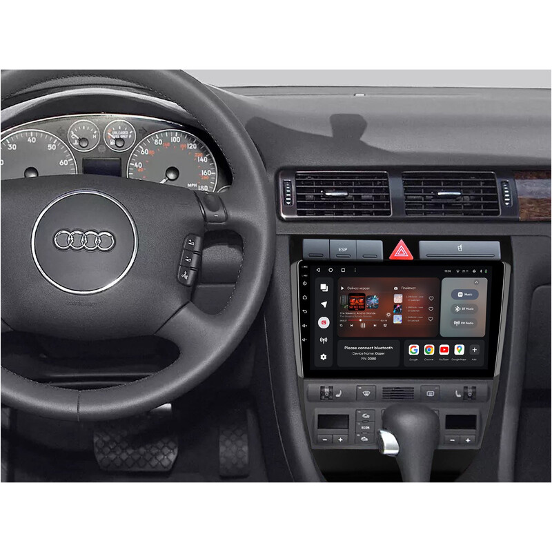 Штатна магнітола Gazer T6009 Pro для Audi A6 II 1997-2004, S6 II 1999-2004, RS6 I 2002-2006 (T6009-C5-PRO)