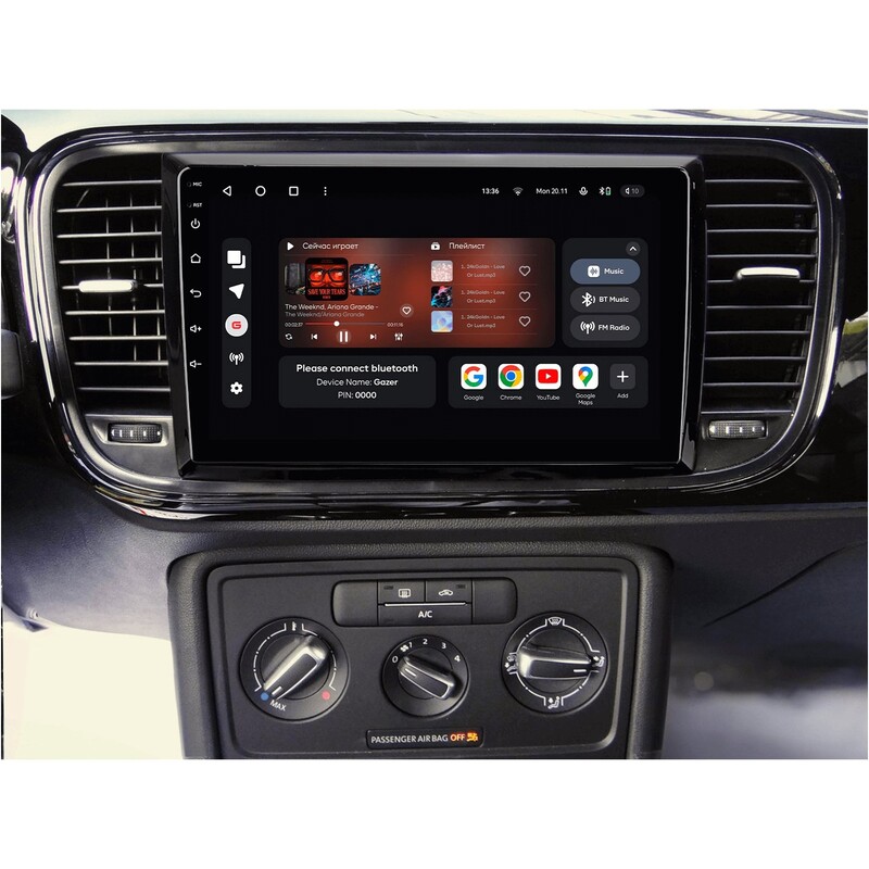 Штатна магнітола Gazer T6009 Pro для Volkswagen Beetle 2011-2019 (T6009-BTL-PRO)