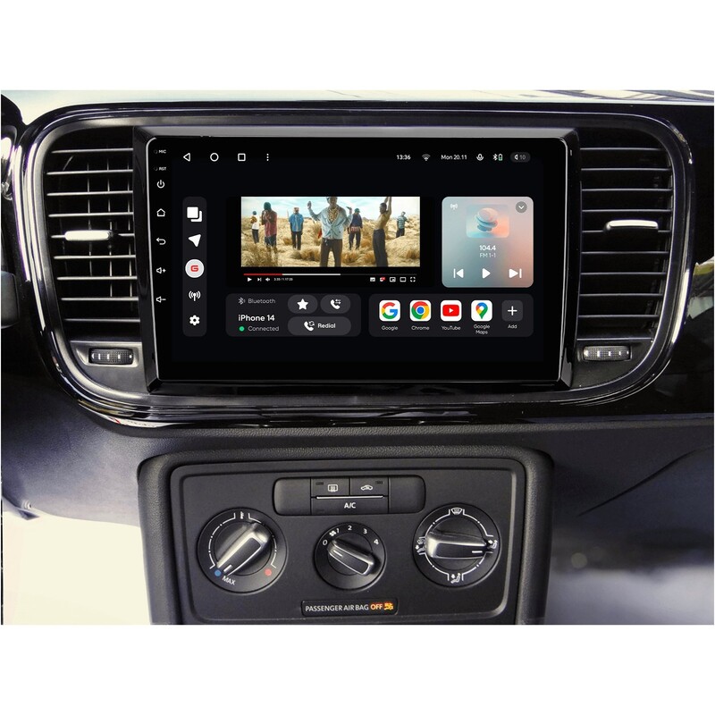 Штатна магнітола Gazer T6009 Pro для Volkswagen Beetle 2011-2019 (T6009-BTL-PRO)