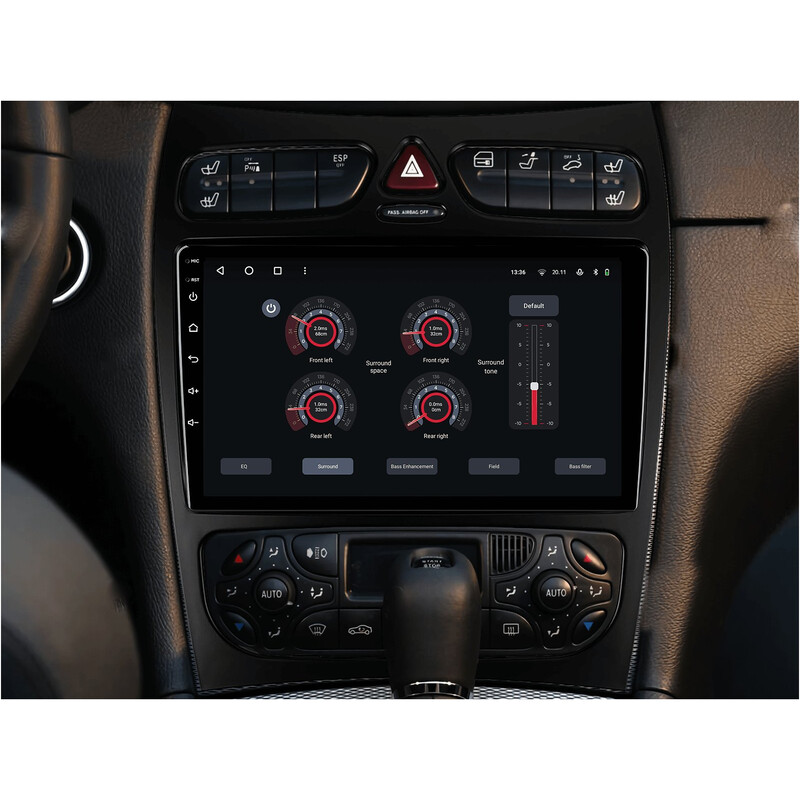 Штатна магнітола Gazer T6009 для Mercedes-Benz CLK-Class (C209, A209) 2002-2005 (T6009-C209)