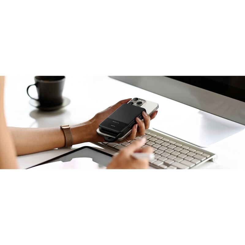 Універсальна мобільна батарея EcoFLow RAPID Magnetic 5000mAh 30W Black (EF-RAPID5000-B-EU)