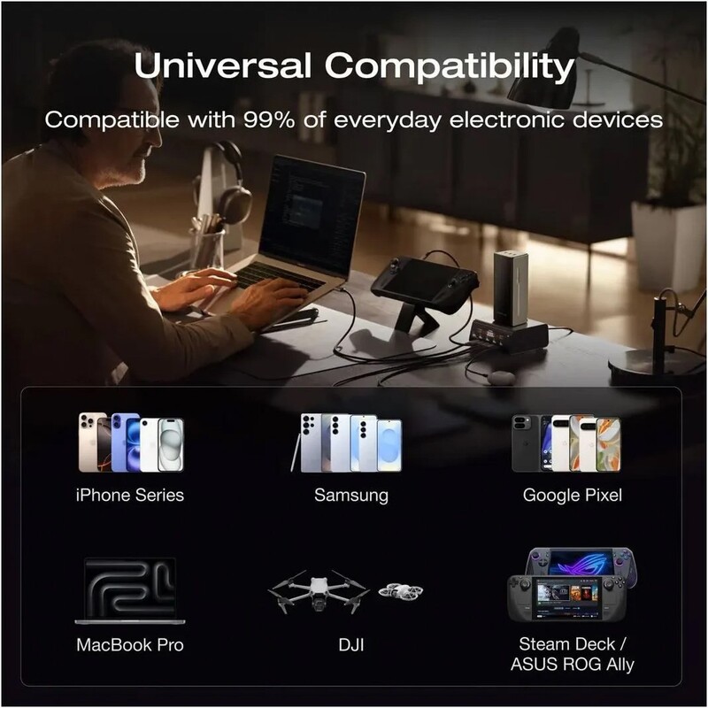 Універсальна мобільна батарея EcoFLow RAPID Pro 20000mAh 230W Black (EF-RAPIDPRO20K-EU)