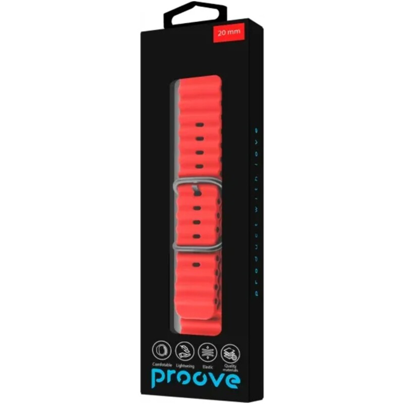 Ремешок Proove Active Band 20 mm red (WBABUW20MM25)